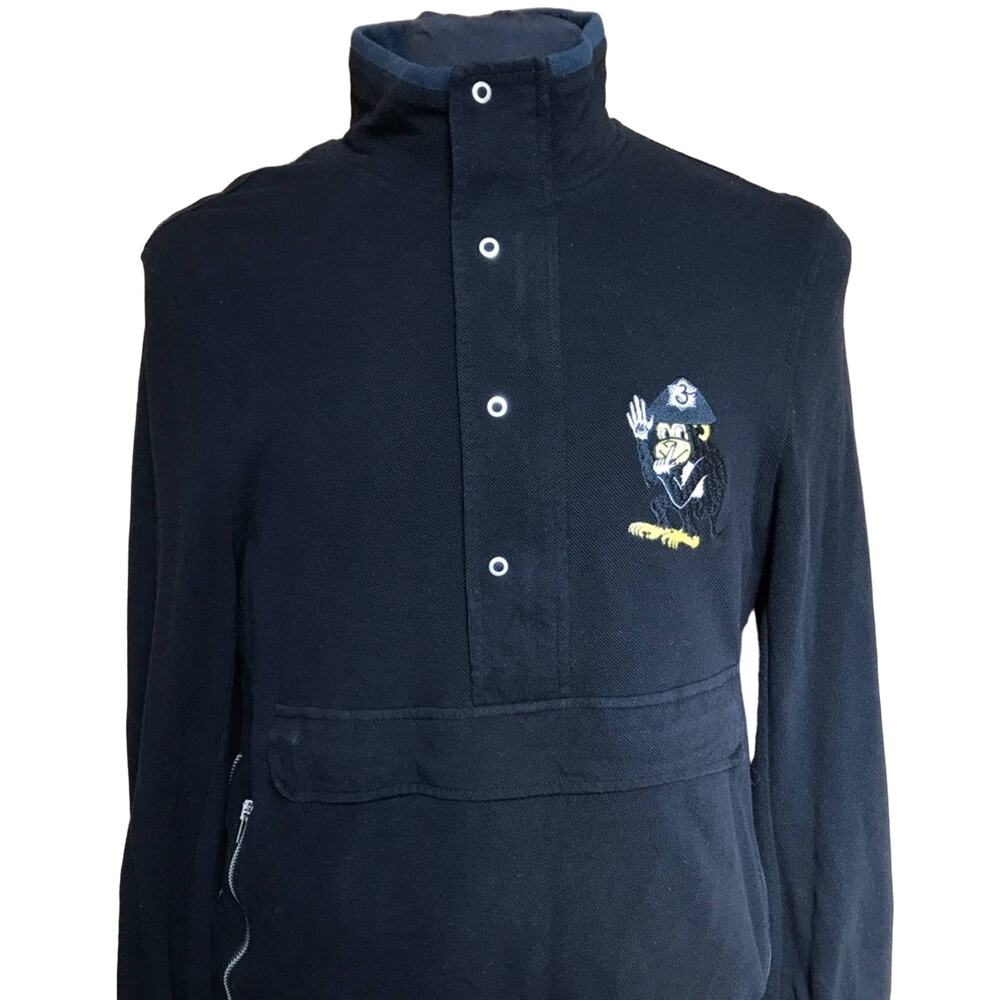 Paul Smith Sweater Mens Size Medium Pirate Monkey Embroidered streetwear grunge